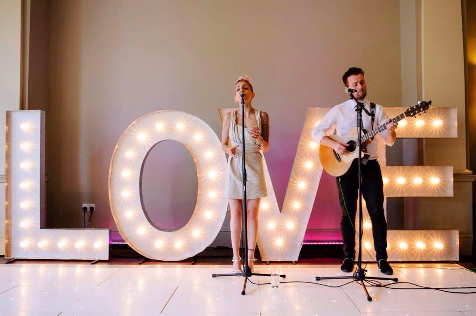 acoustic wedding singers for hire in the UK
